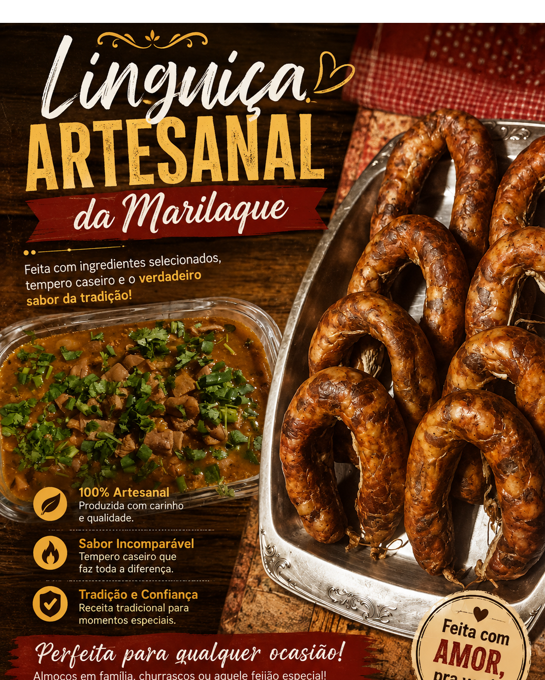 Logo da Linguiça Artesanal da Marilaque