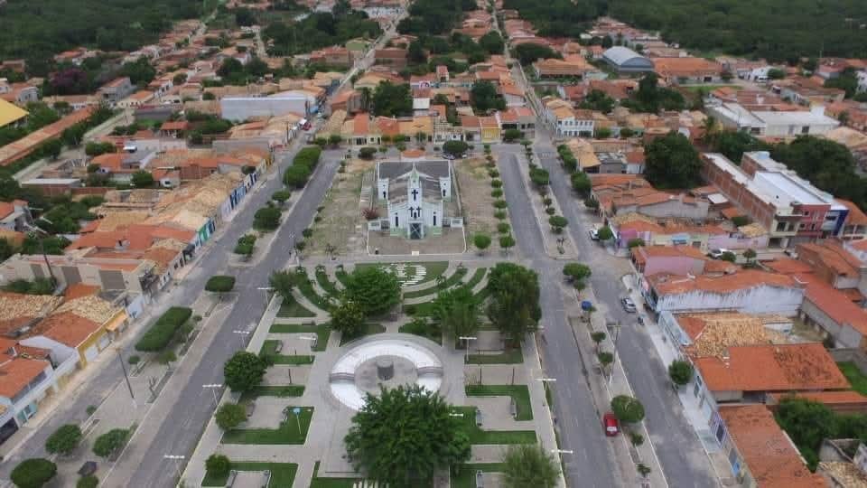 Vista aérea de Martinópole, Ceará